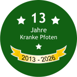 JahreKranke Pfoten  2013  - 2026  13